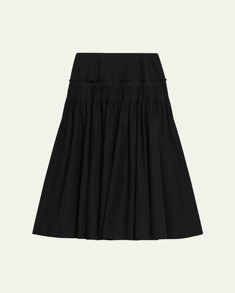High-Rise Yoke Skirt